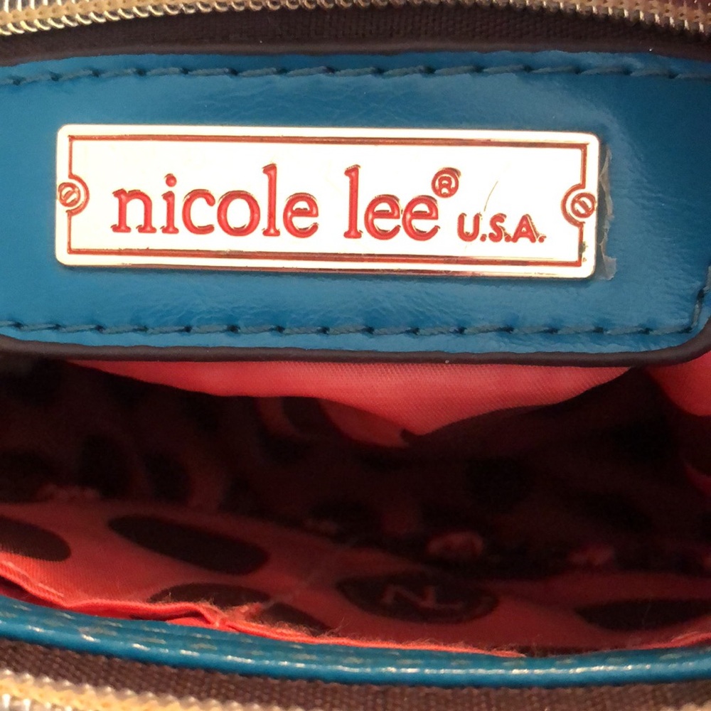 Women’s Nicole Lee Y2k rare artsy Unique USA clutch handbag purse - Picture 15 of 16
